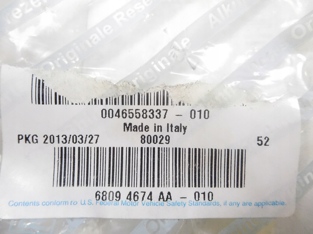 фото №8, Кліпса кронштейн накладки двері лівий задня fiat panda оригінальний номер 46558337