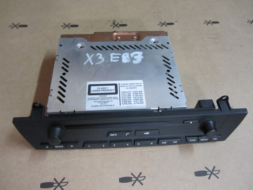 фото №1, Радио cd навигация professional bmw x3 e83