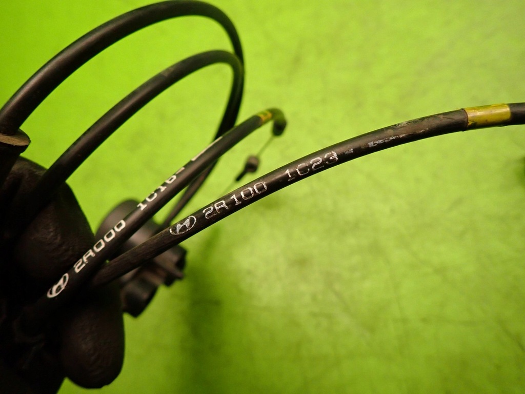 фото №10, Ручка кронштейн трос открывания капот hyundai i30 i lift 11r 2r1001c23