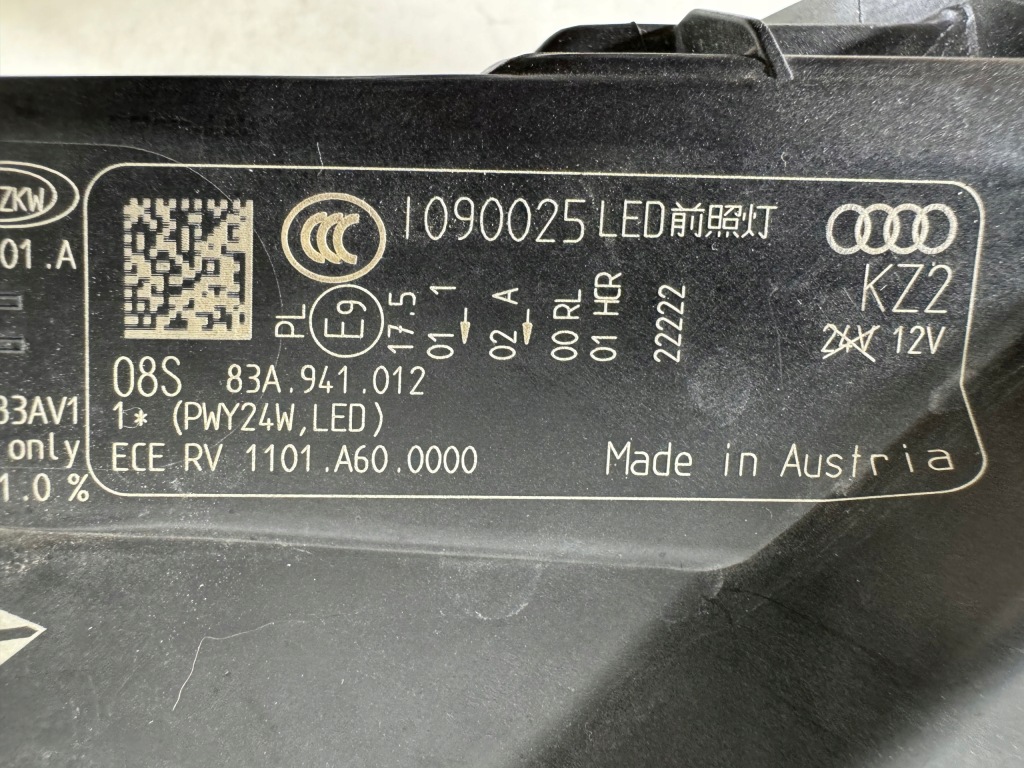 Audi q3 2 83a full led фара правий перед передня фара eur - super Оригінал