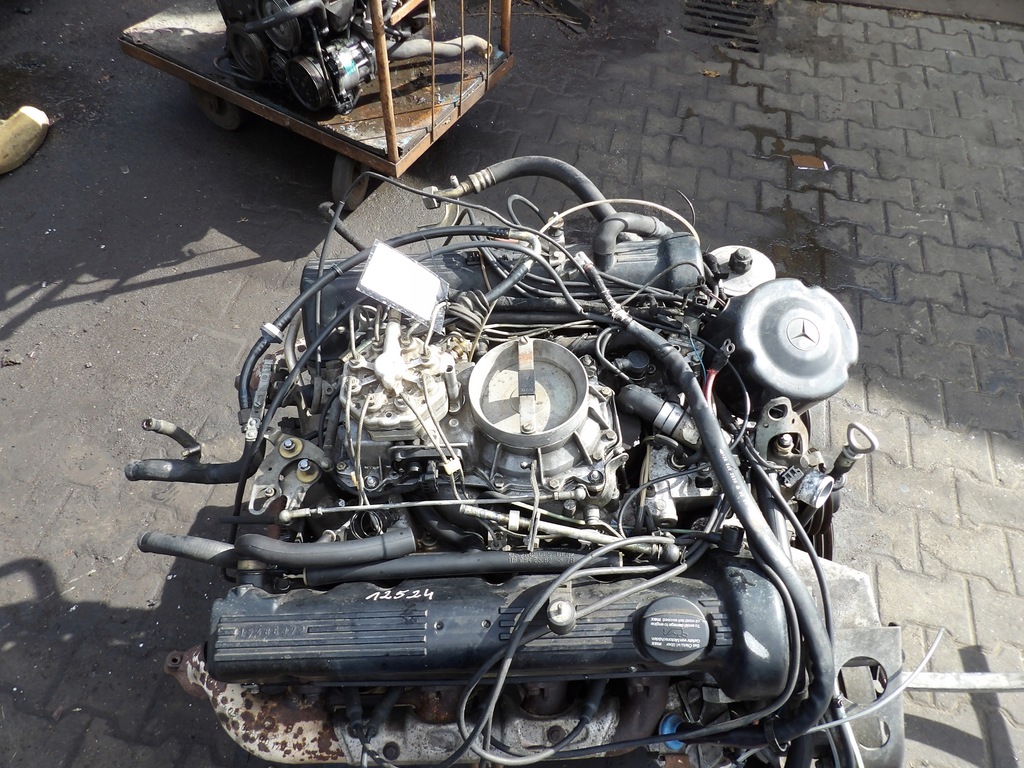 фото №10, Mercedes w126 coupe 4,2b двигатель kompletny 116965