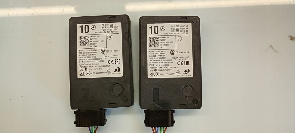 фото №1, Датчик радар ассистент мертвого pola mercedes gle w167 a0009054111