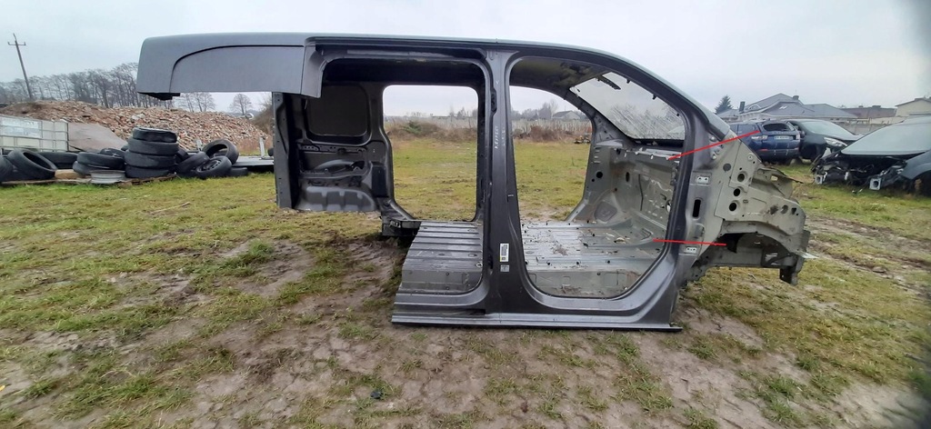 фото №1, Четверть лонжерон правая правый перед peugeot expert iii lak.evl