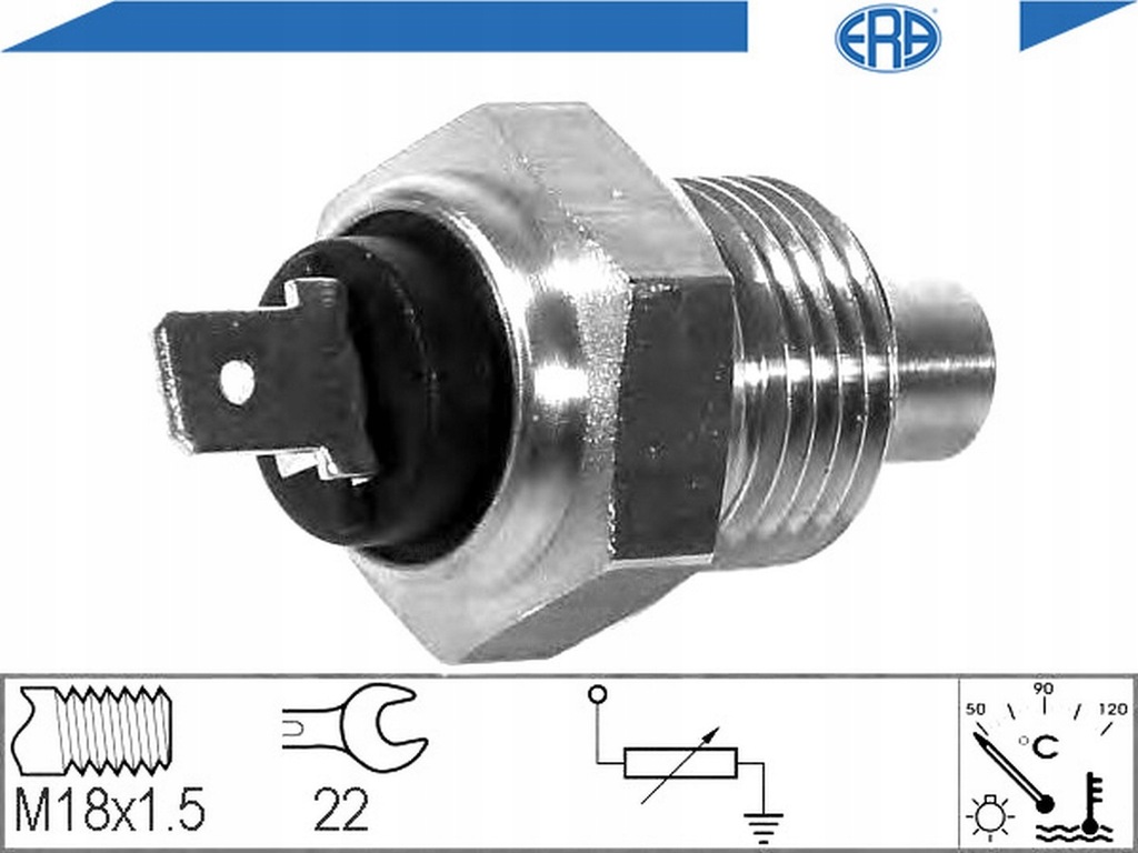 фото №2, Датчик температури рідина радіатора [era]