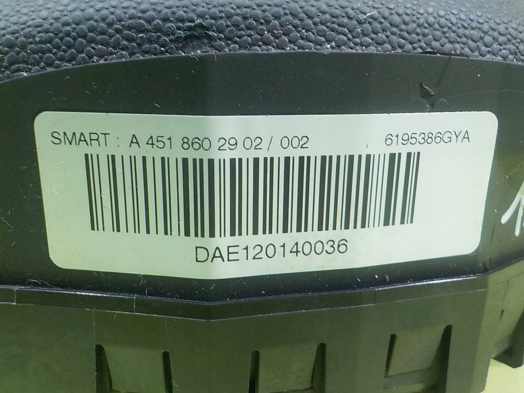 фото №7, Smart fortwo ii 451 lift 1.0 b 12r 2d подушка безопасности подушка водителя a4518602902