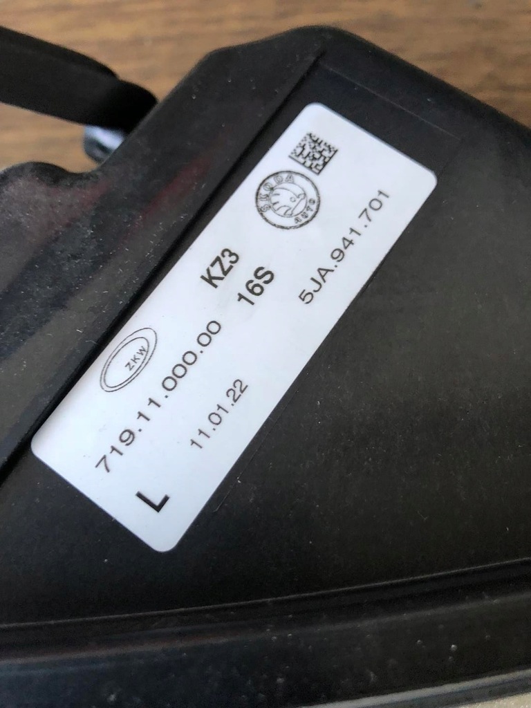 фото №3, Skoda rapid 2012-2019 противотуманная фара левый 5ja941701