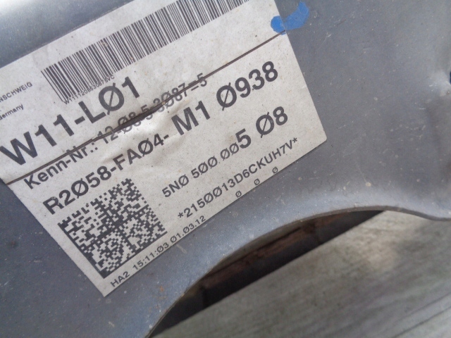 фото №13, Подвеска задние балка oś мост vw tiguan i fl 5n 2.0 tdi