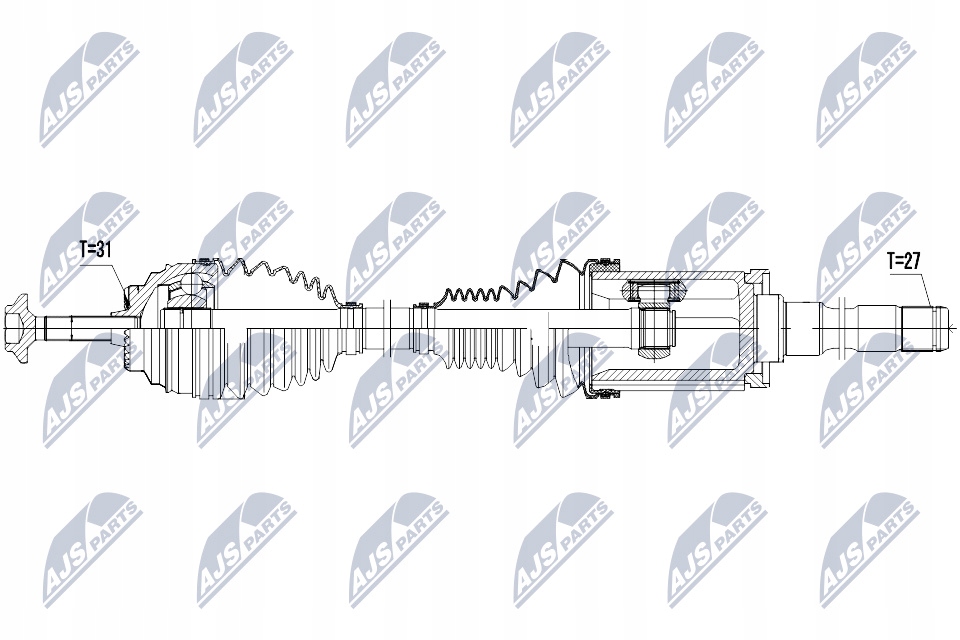 Npw-bm-027 nty приводной вал приводная bmw xdrive 1 m135i/m Цена
