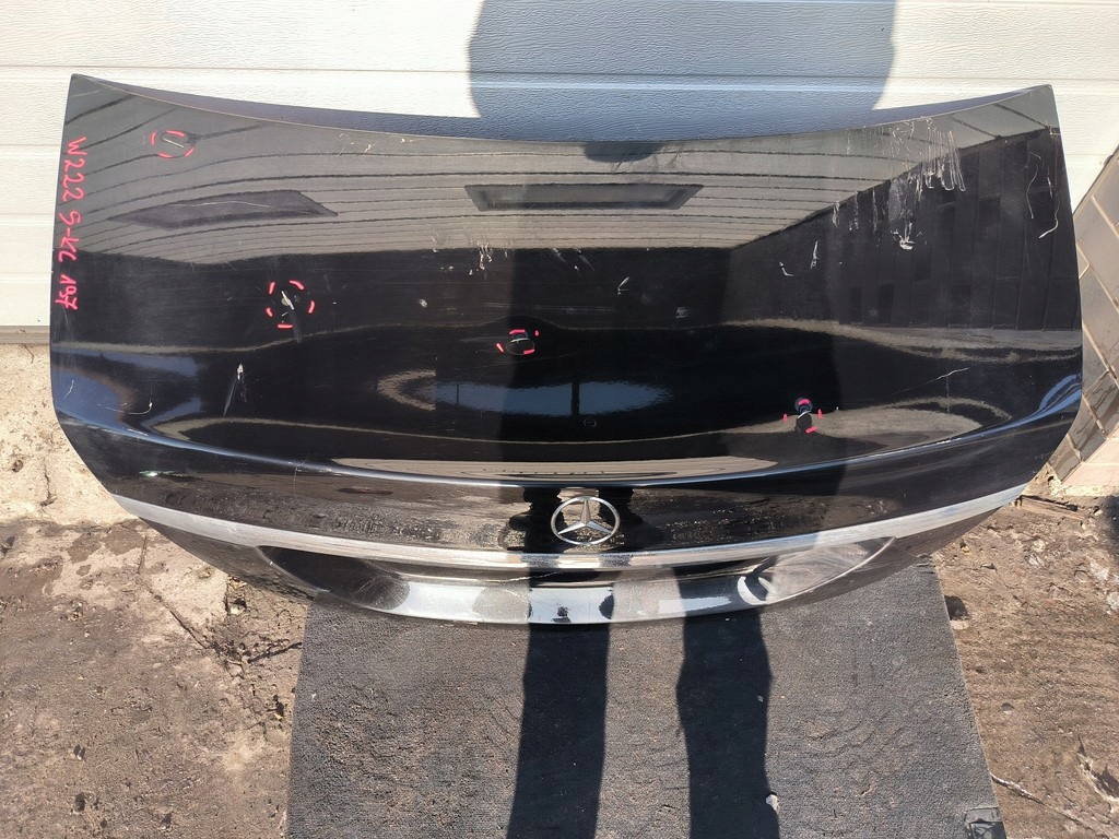 фото №7, Mercedes w222 s-klasa lift кришка багажника кришка багажника задня задня колір 197