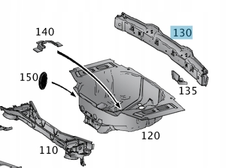 фото №10, Mercedes slk slc r172 w172 балка задняя усилитель