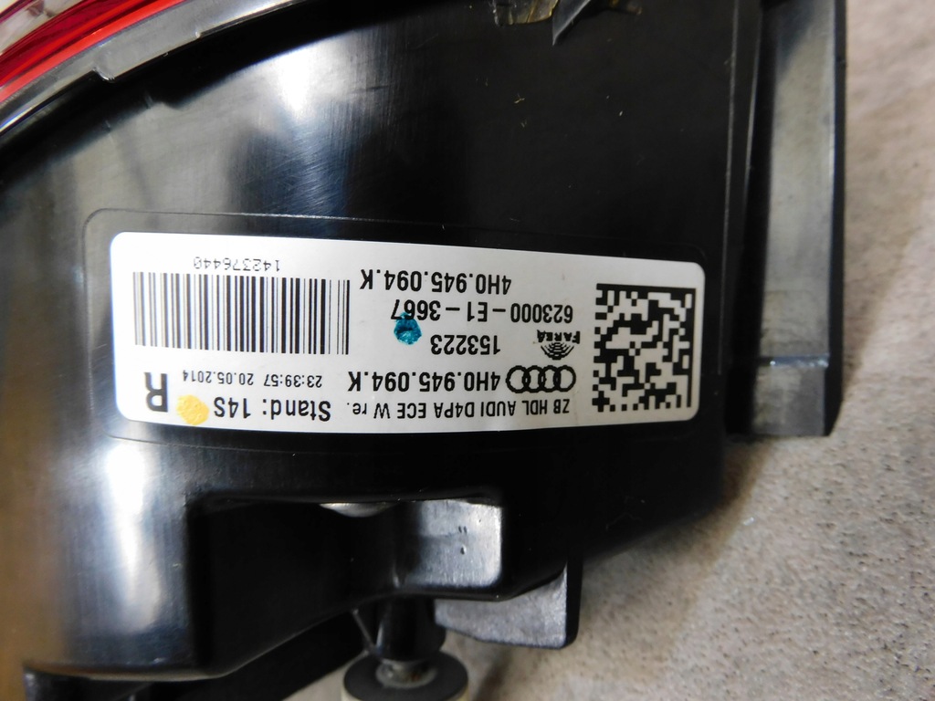 фото №9, Лампа matrix левая задняя левый задняя w крышка audi a8 s8 d4 lift 4h0945093k