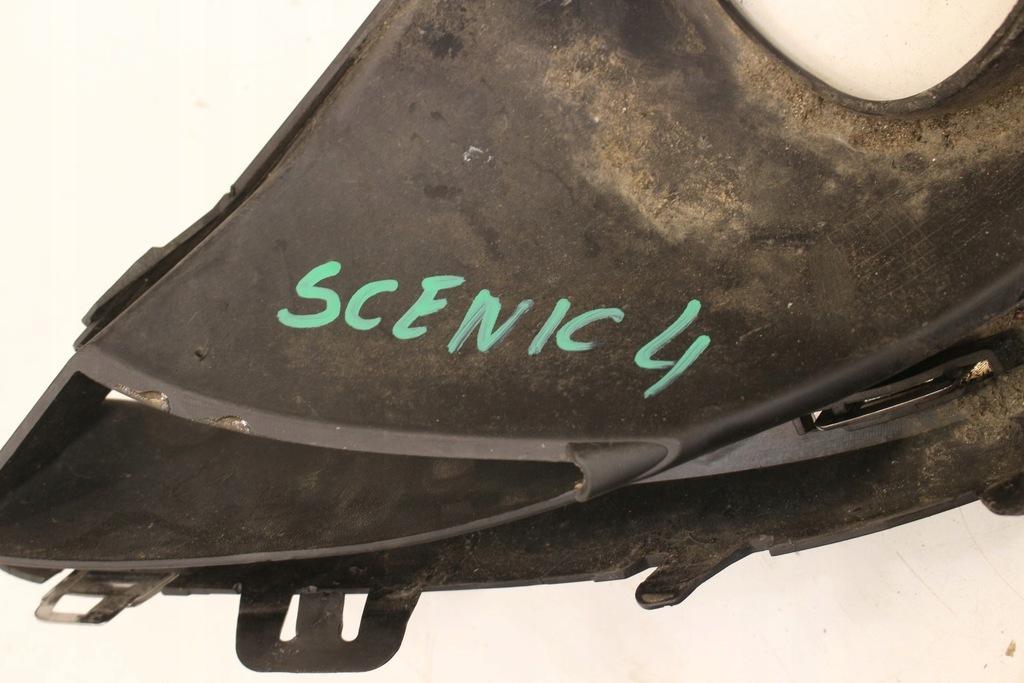 фото №8, Левая решётка бампера перед хром renault scenic iv