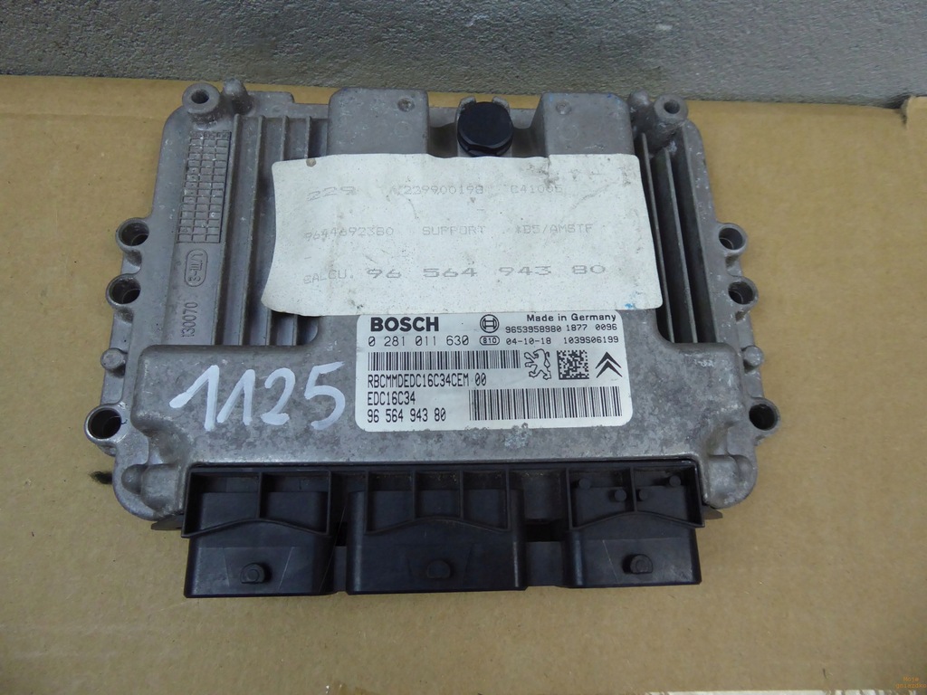 фото №1, Бортовой компьютер citroen c4 307 0281011630 9656494380