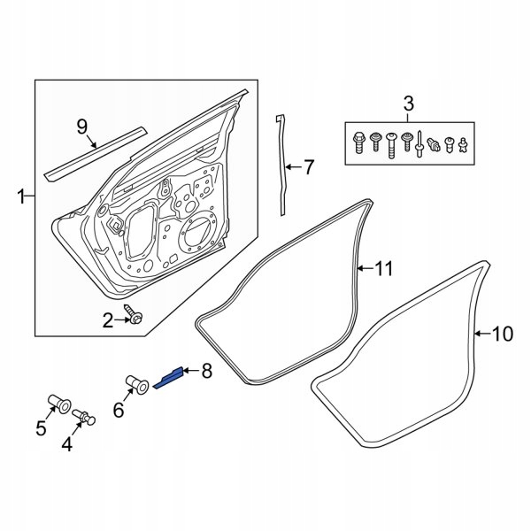фото №1, Audi a6 прокладка обшивка двері 4k0839699