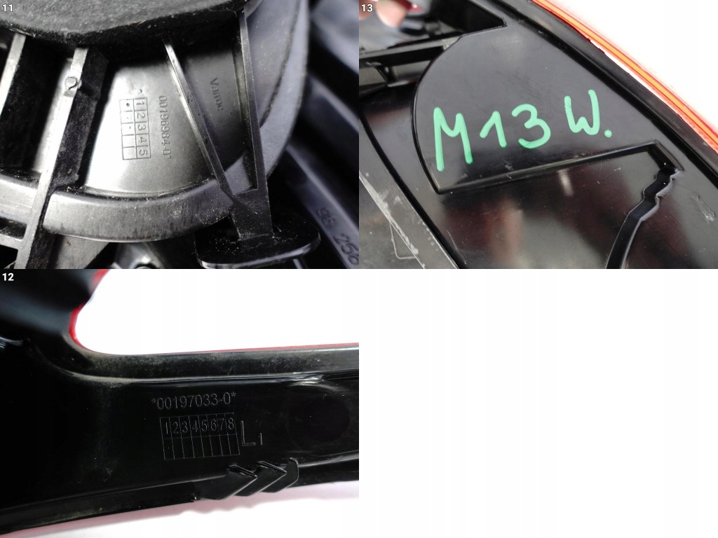 фото №12, Peugeot 208 i lift 15-19 лампа led левая задняя eu