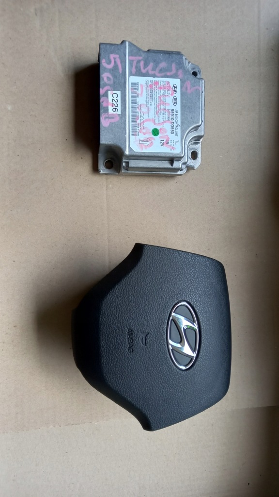 фото №6, Hyundai tucson iii консоль приборная панель приборная pulpit air bag ремни kpl