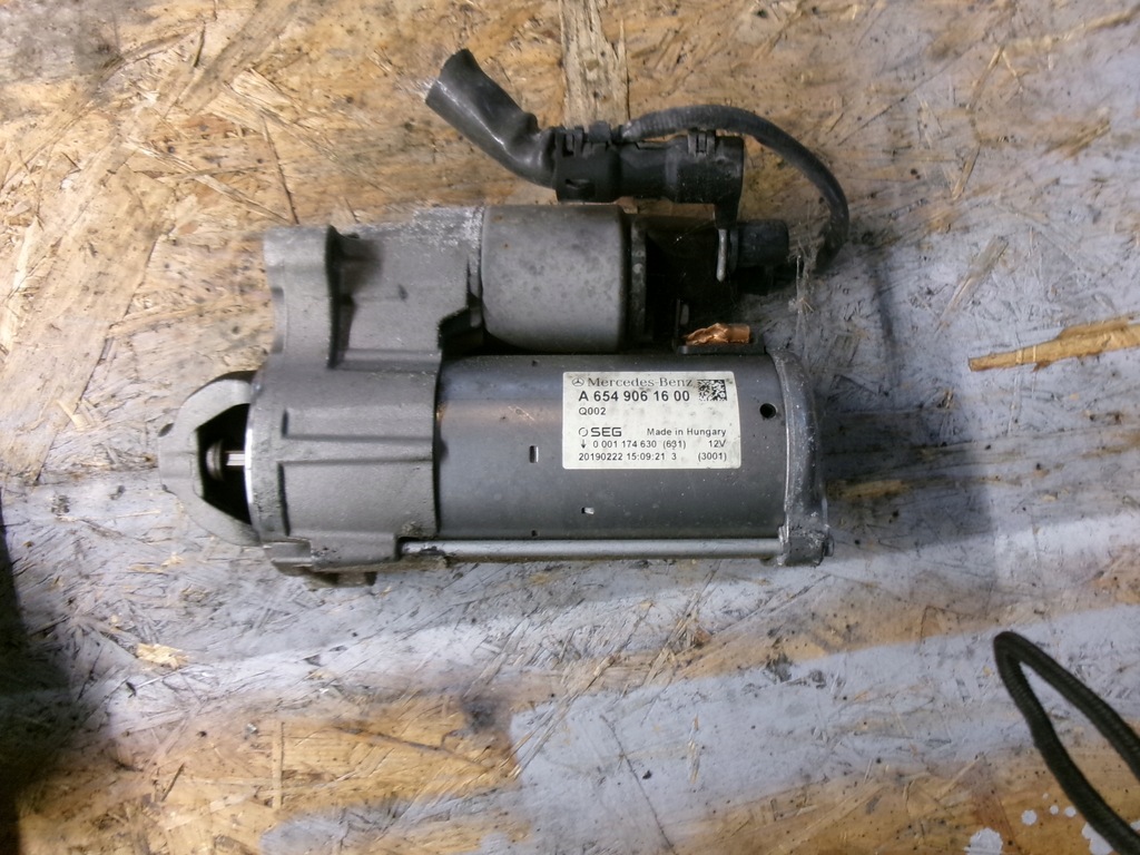 фото №1, Mercedes w205 стартер 1,6cdi