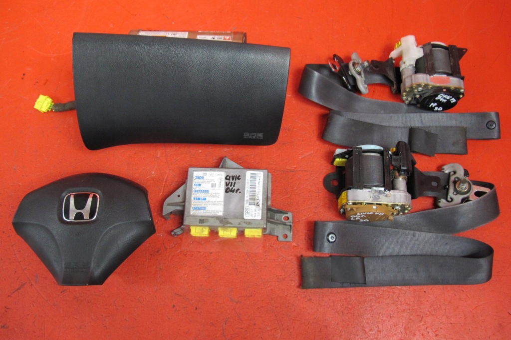 фото №1, Honda civic 7 vii sport ep4 lift 04-06 ремни подушка безопасности подушки безопасности подушка безопасности 3d kpl
