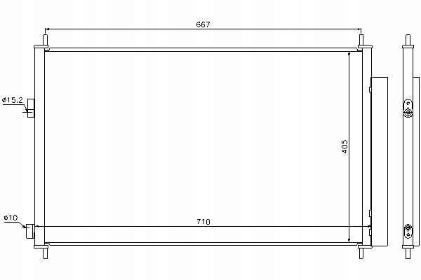 фото №1, Nissens 940021 конденсатор, кондиционер