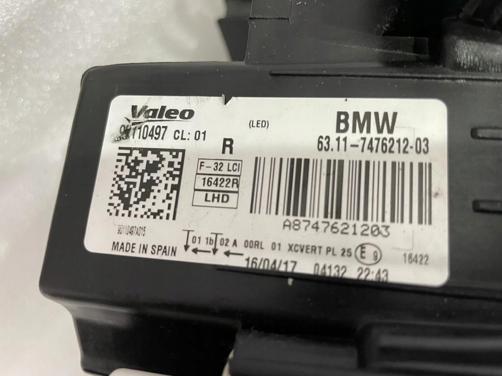 фото №14, Bmw 4 f32 f80 f82 lci адаптивный лампа левая правая