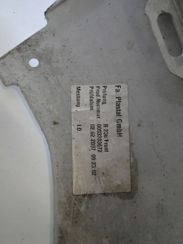 Mercedes sl r230 230 бампер передній рестайлінг  pts spr Оригінал