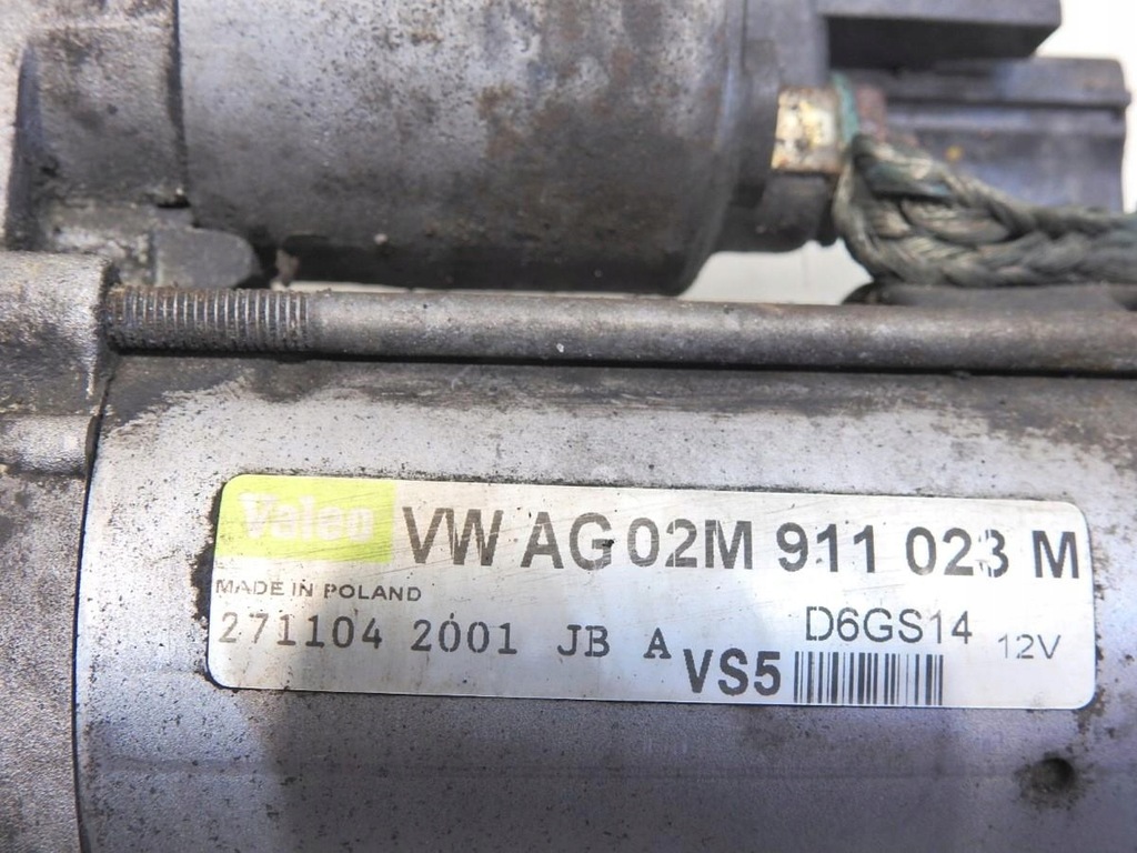 фото №7, Стартер audi a3 8p 2.0 t 02m911023m d6gs14