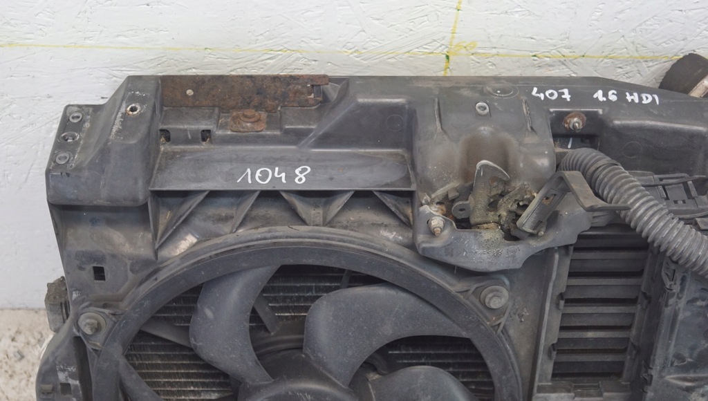 фото №5, Pas передній радіатор peugeot 407 1.6 hdi