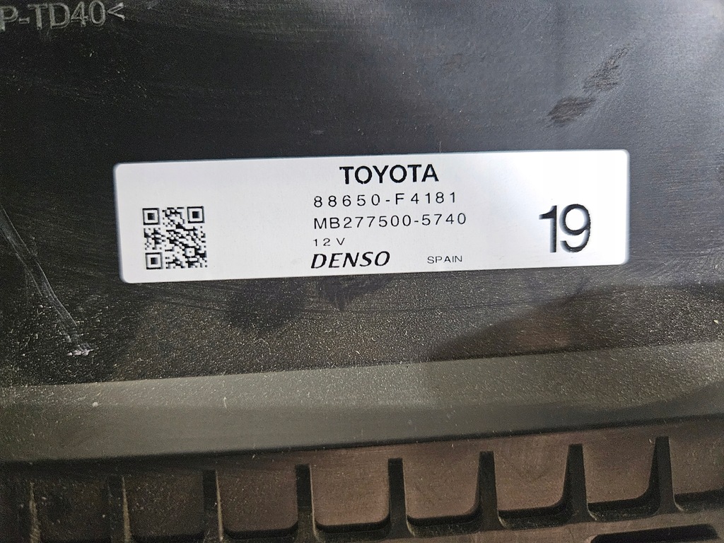 фото №7, Toyota c-hr chr отопитель блок управления