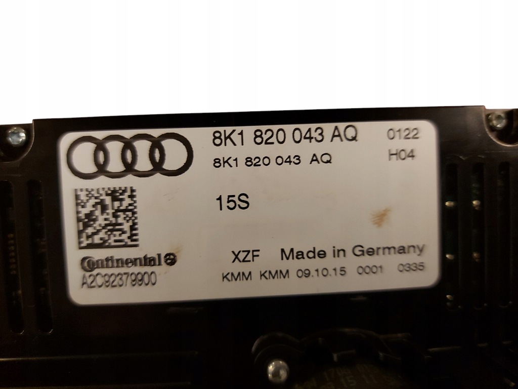 фото №8, Оригинальный панель переключатели обдув audi q5 оригинальный номер 8k1820043aq //
