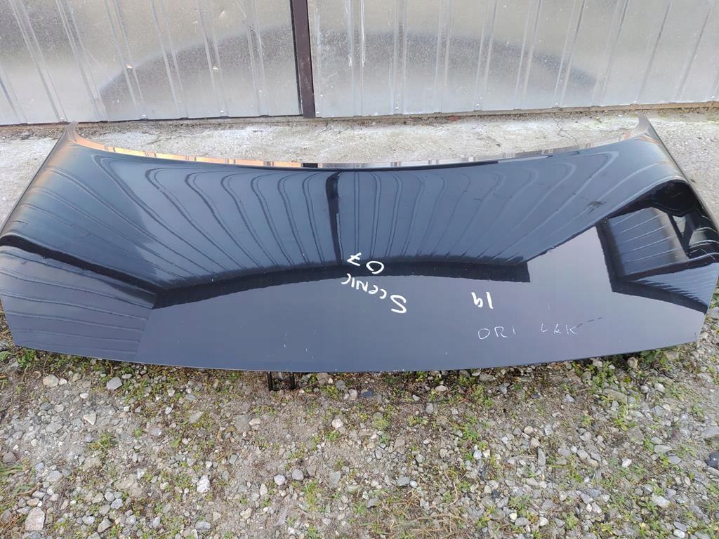 фото №1, Капот renault scenic ii nv676 czarna ori лак