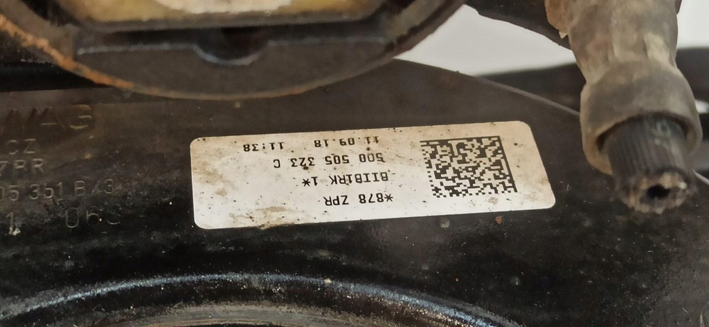 фото №8, Vw tiguan підвіска балка задня 2.0 tdi 4x4 5q0505235j 5na балка