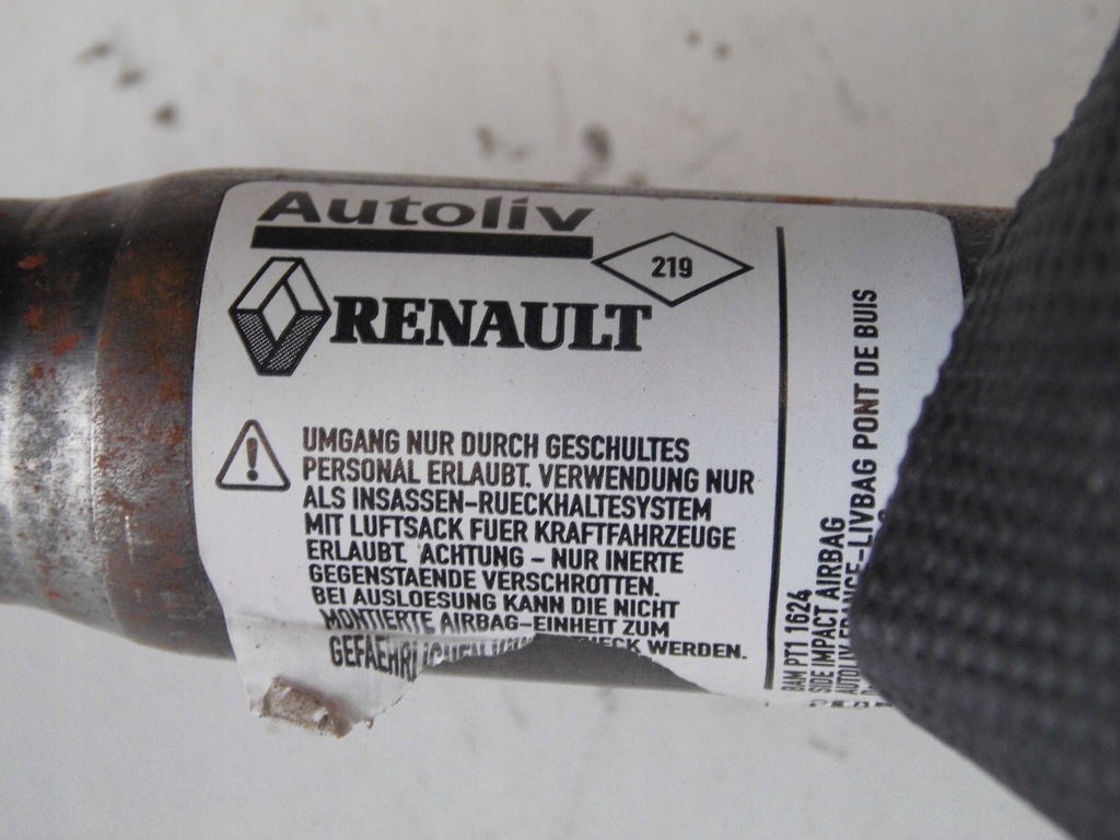 фото №2, Шторка безопасности воздушная renault scenic iii grand левая