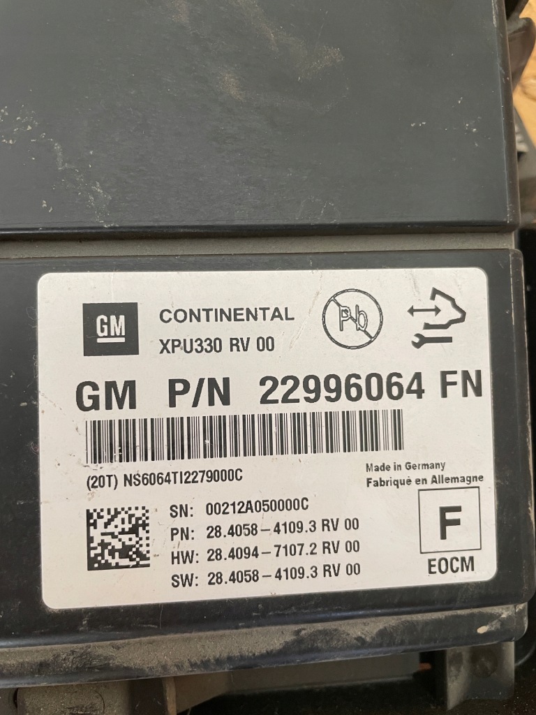 Cadillac ats модуль зіткнення Оригінал