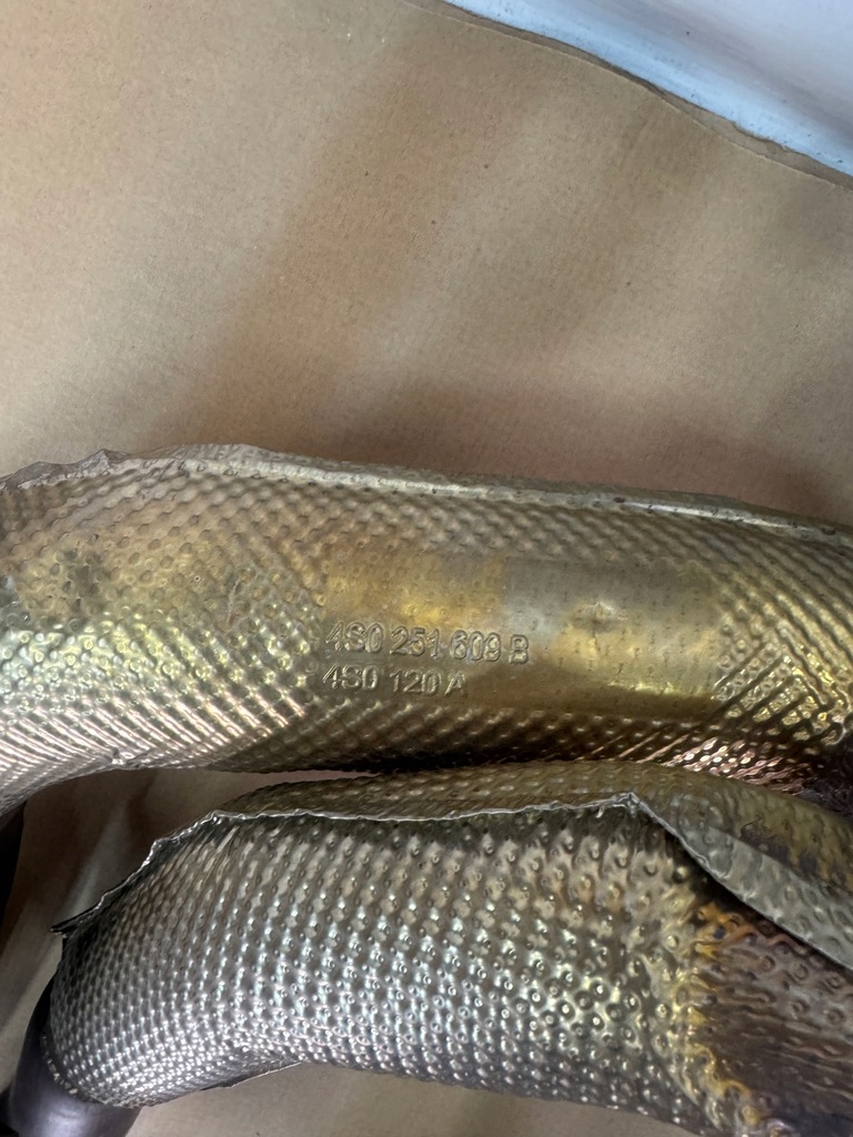 фото №5, Audi r8 4s0251809b гаситель выхлоп конечный 5.2 fsi v10 оригинальный номер audi