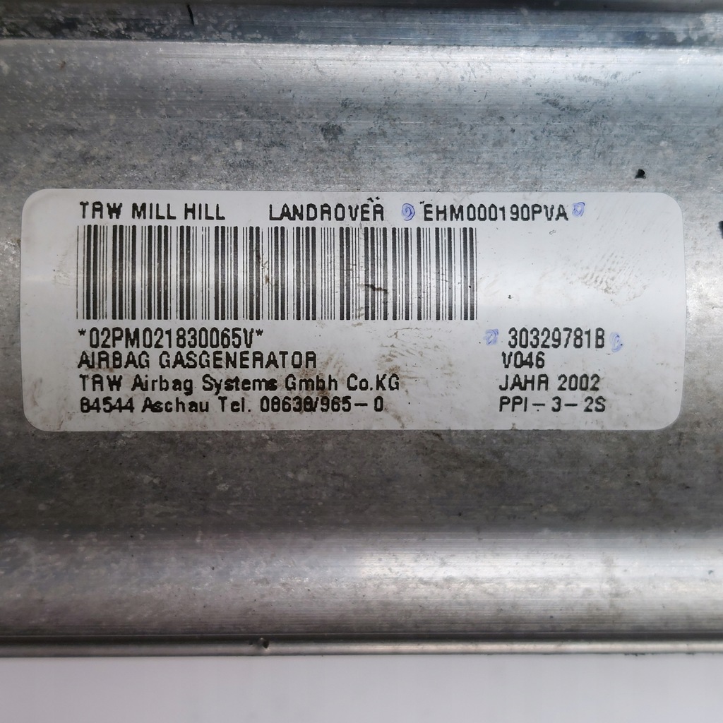 фото №10, Range rover 3 iii l322 подушка воздушная пассажира накладка ehm000190pva