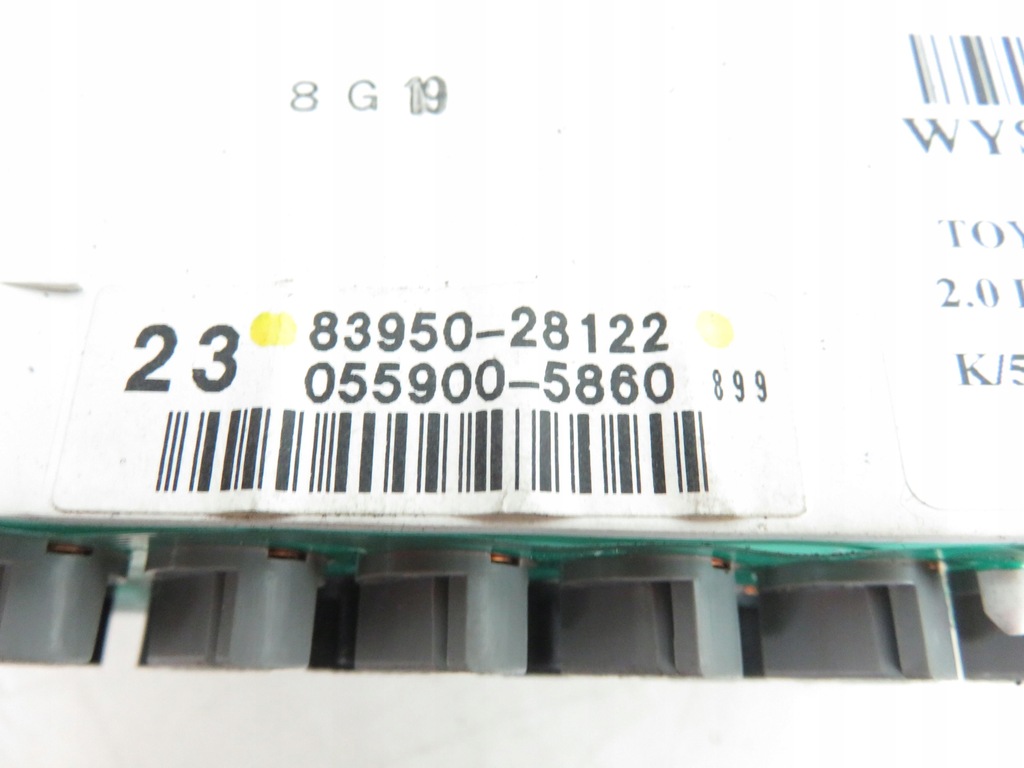 фото №8, Дисплей toyota previa 83950-28122