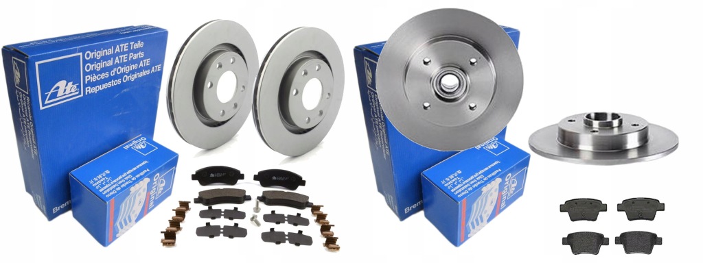 фото №1, Тормозные диски тормозные колодки p+t ate peugeot 207 266mm