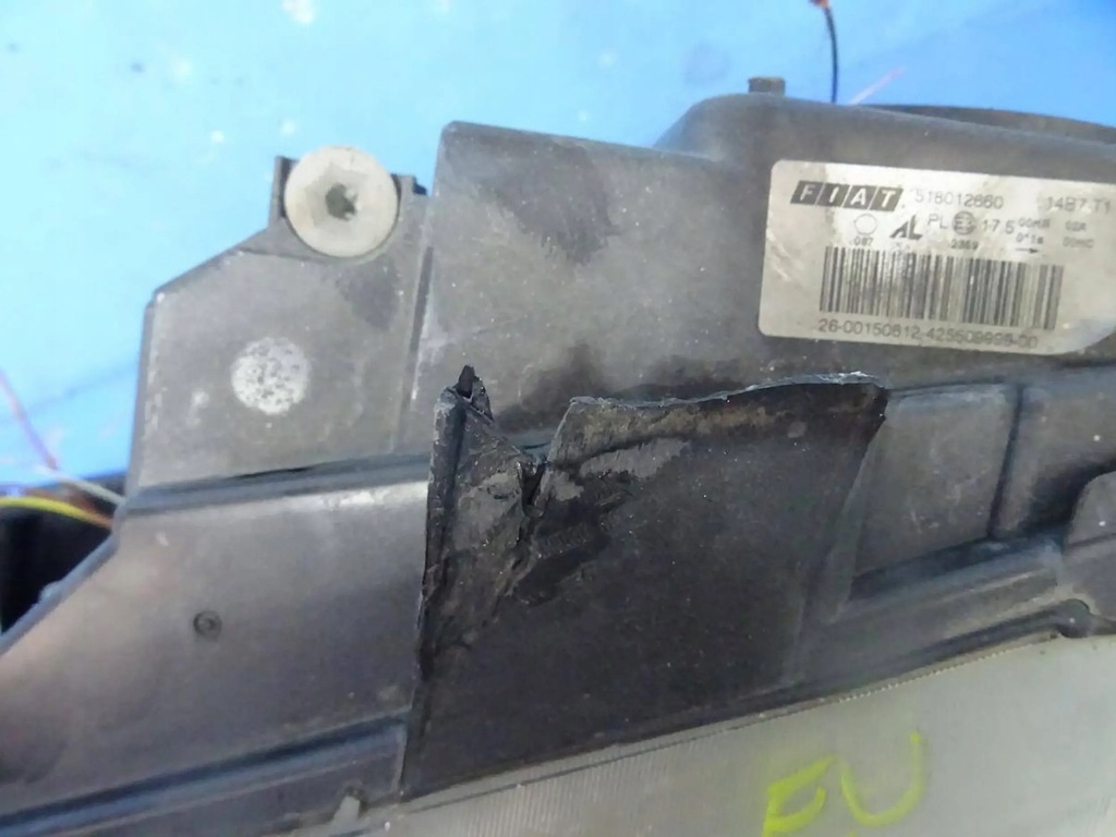 фото №8, Лампа ліва перед fiat croma ii 518012660