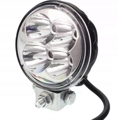 фото №1, Лампа робоча led протитуманна фара робочий світлодіодна кругла 4 led посилена тягач quad