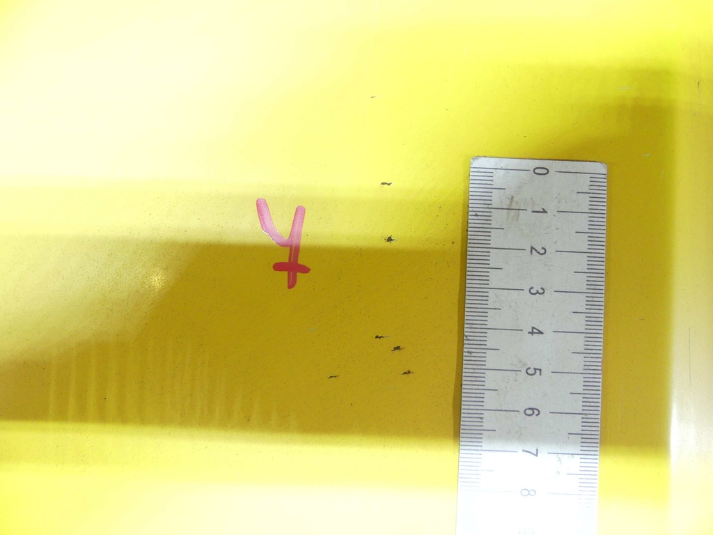 фото №9, Дверь задняя левая vw transporter t4 жёлтый высокий