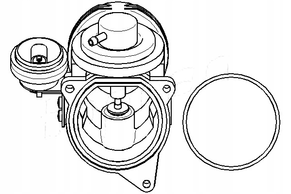 фото №1, Topran клапан egr vw multivan mk v 2.5 tdi 7hm. 7h