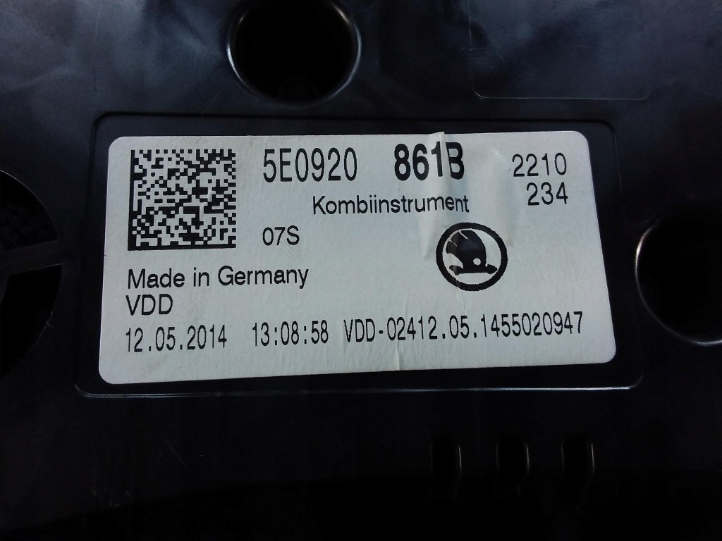 фото №4, Octavia iii 1.4 tsi счетчик приборы eu 5e0920861b