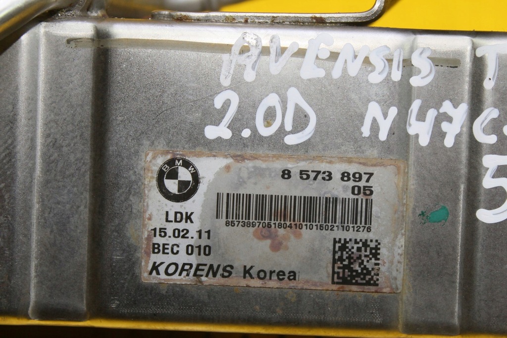 фото №9, Радиатор выхлопных газов egr 8573897 avensis t29 2.0 d