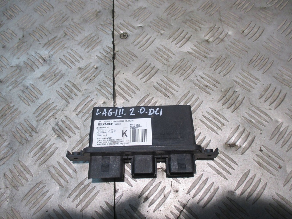 фото №1, Renault laguna iii блок управления модуль лампа ксенон 285800001r