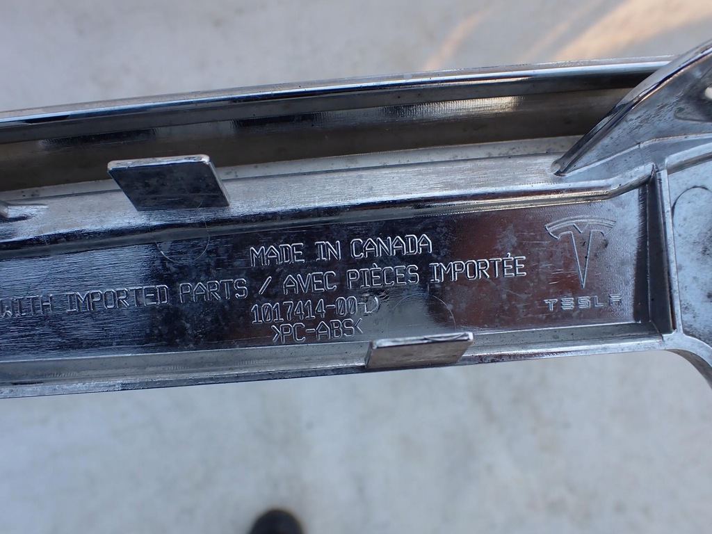 фото №5, Tesla model s 12-16 рамка молдинг хром бампера