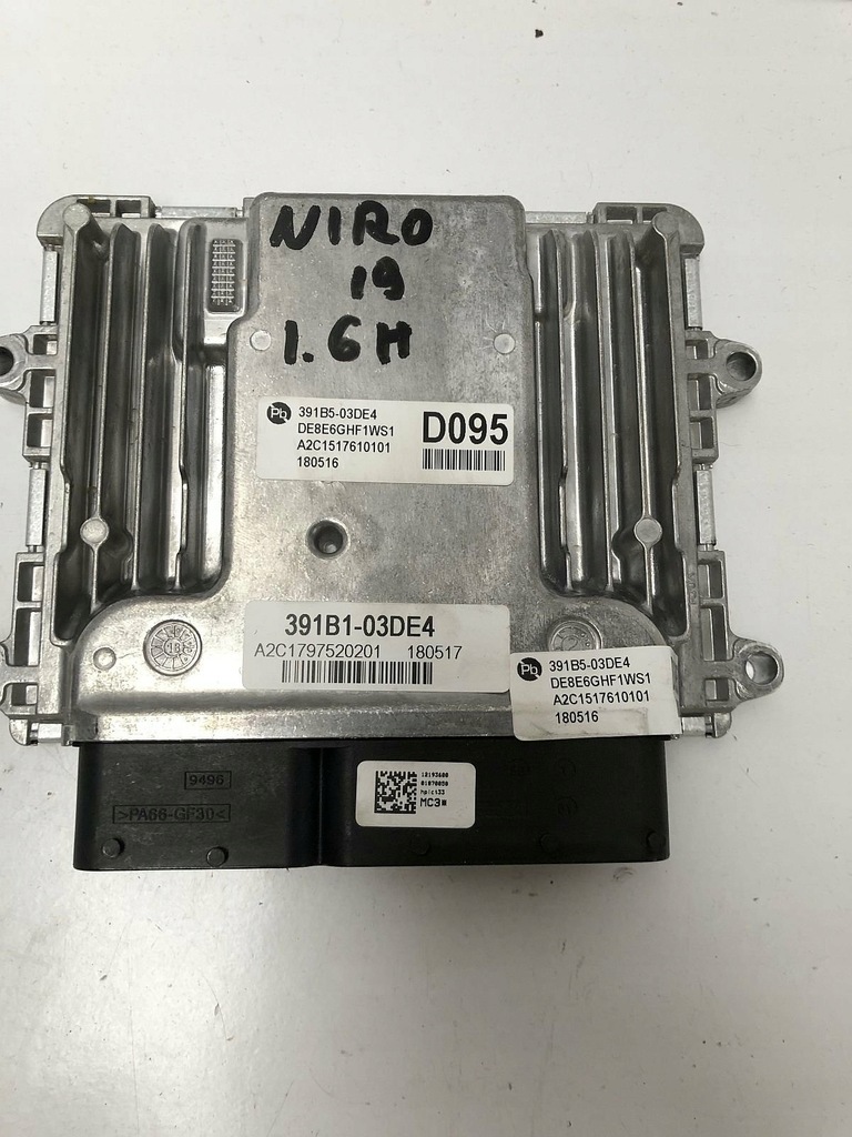 фото №5, Kia niro 1.6 гибрид бортовой компьютер двигателя 391b1-03de4