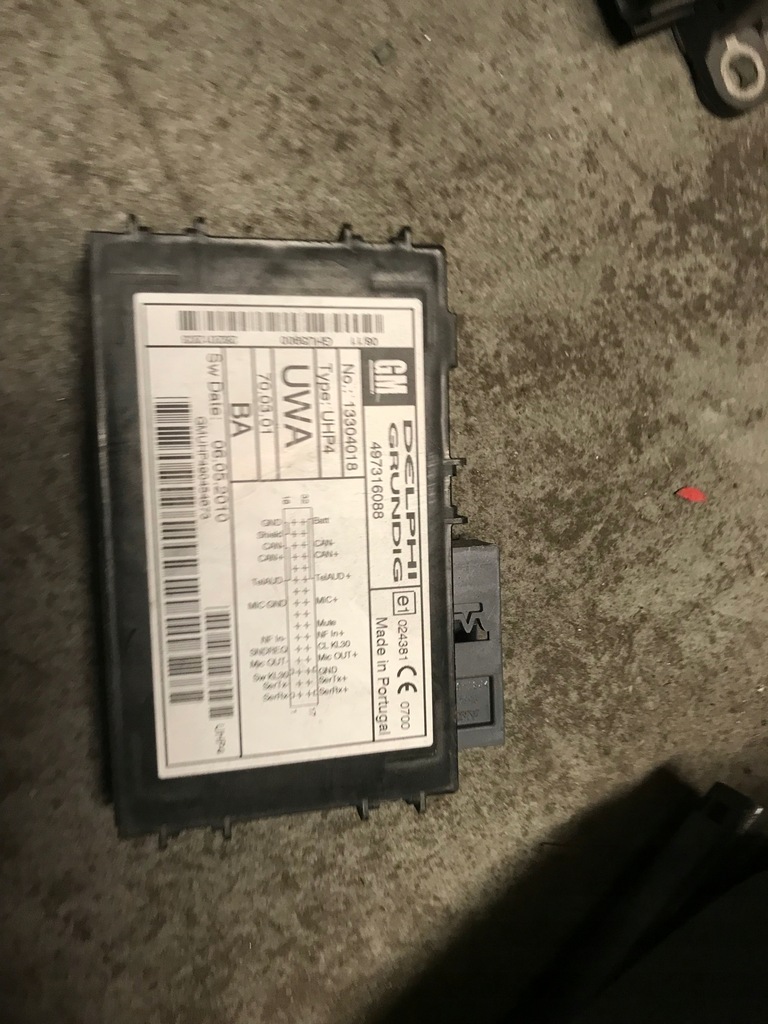 фото №1, Opel модуль подушок подушка безпеки 13304018