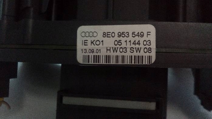 фото №8, Перемикач комбінований стрічка audi a4 b6 8e0953549f