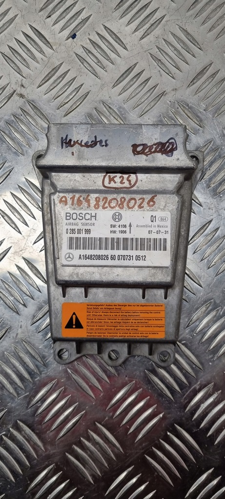 фото №1, Mercedes модуль датчик подушок подушка безпеки a1648208026