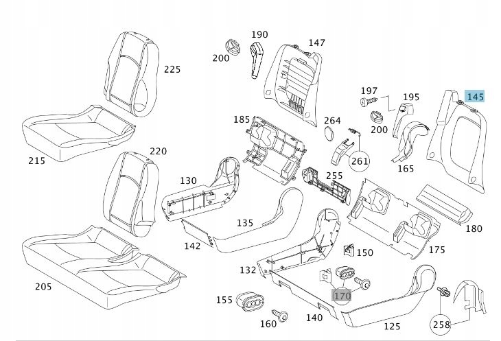 фото №1, Защита сиденье 3 rzędowego l śr mercedes vito w639